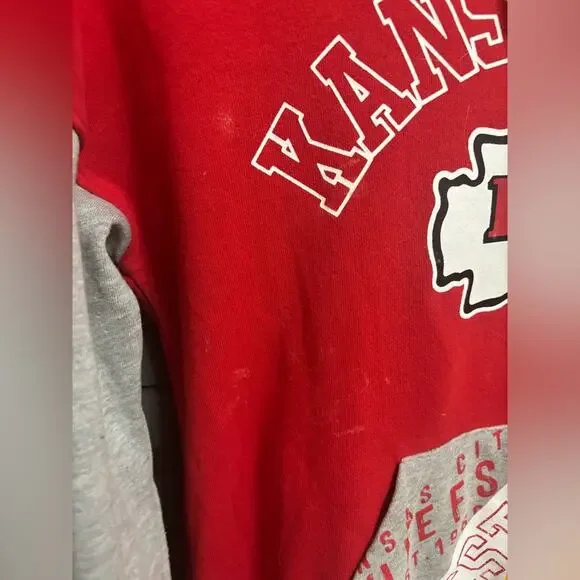 NFL Kansas City Chiefs Football Girls Hoodie Sweatshirt Size Small in Girls - Picture 5 of 7